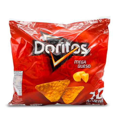 DORITOS 10U 34G MEGA QUESO