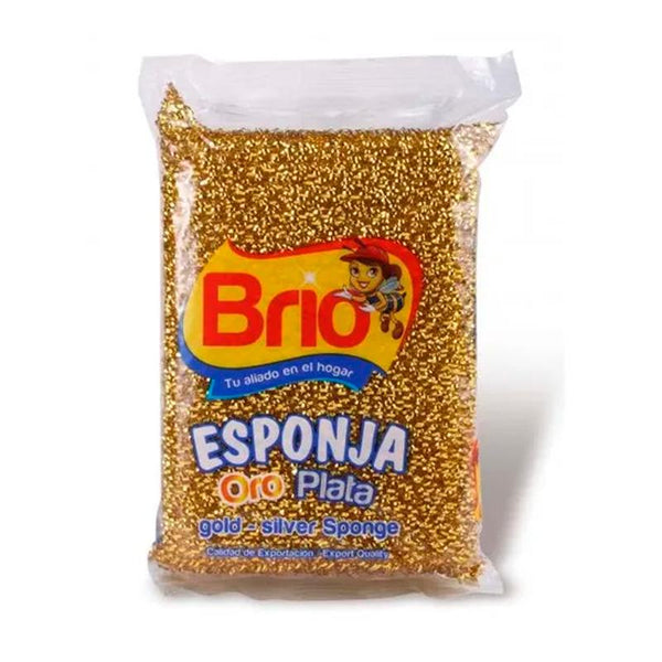 ESPONJA ORO PLATA BRIO UND
