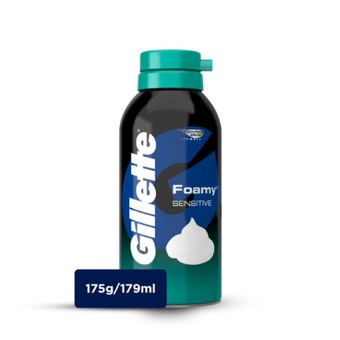 ESPUMA GILLETE 175G FOAMY SENSITIVE