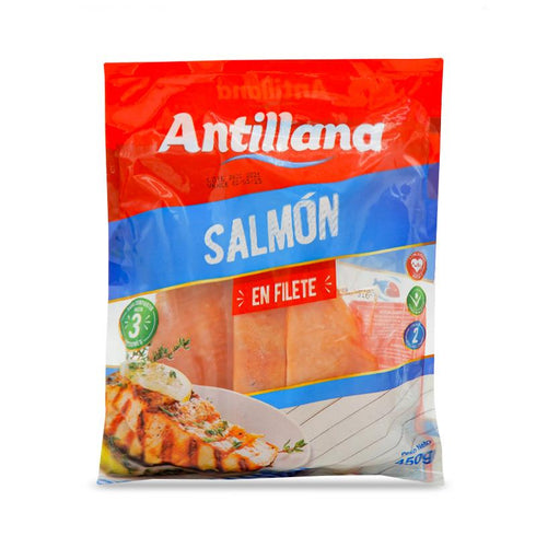 FILETE SALMON ANTILLANA 450G