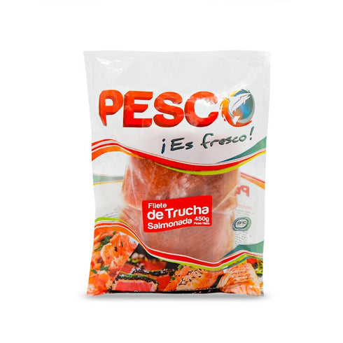 FILETE TRUCHA PESCO 450G SALMONADA