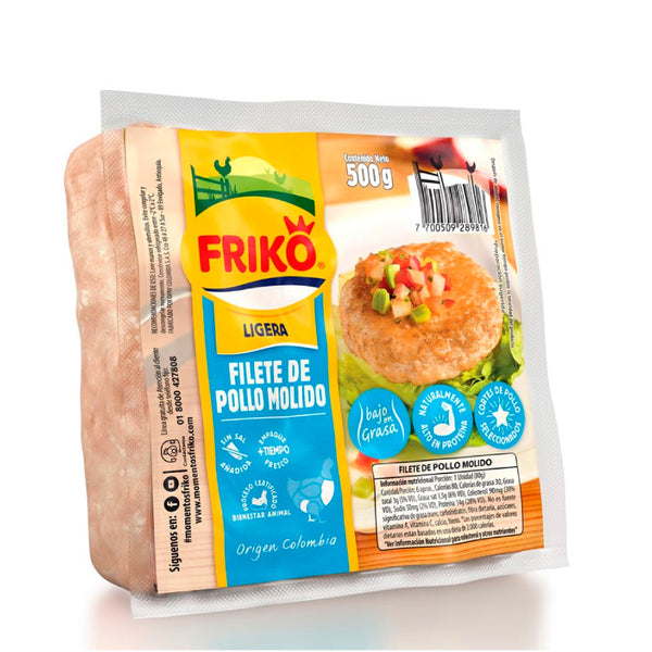 FILETE POLLO MOLIDO FRIKO 500G