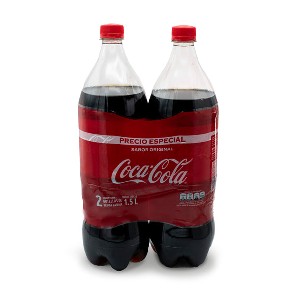 GASEOSA COCA COLA 2U 1.5L ORIGINAL