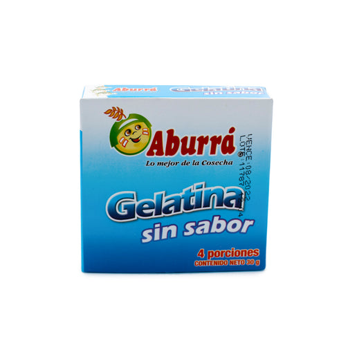 GELATINA ABURRA 30G SIN SABOR