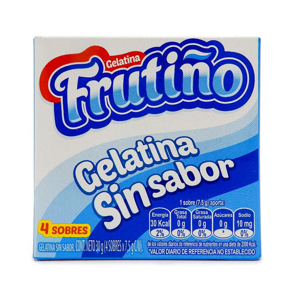 GELATINA FRUTINO 4U SIN SABOR