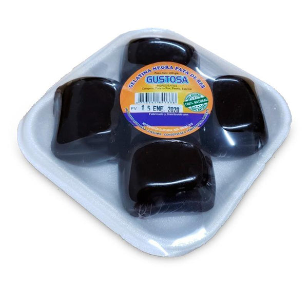 GELATINA NEGRA 230G LA GUSTOSA