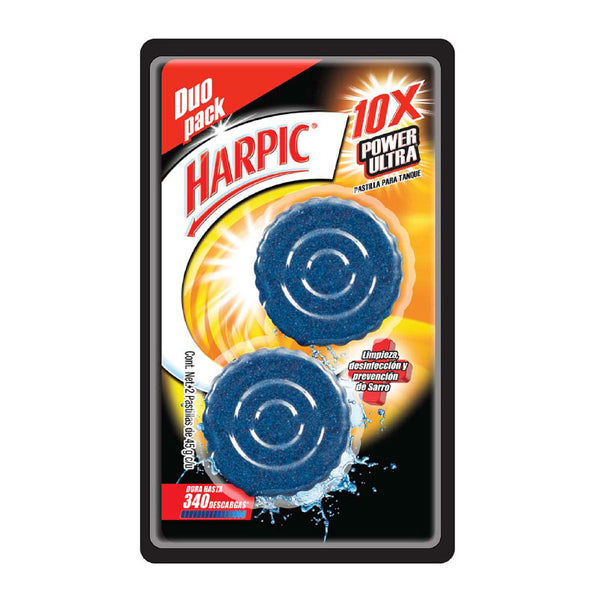 HARPIC PASTILLA 2U CLORO BLANCA