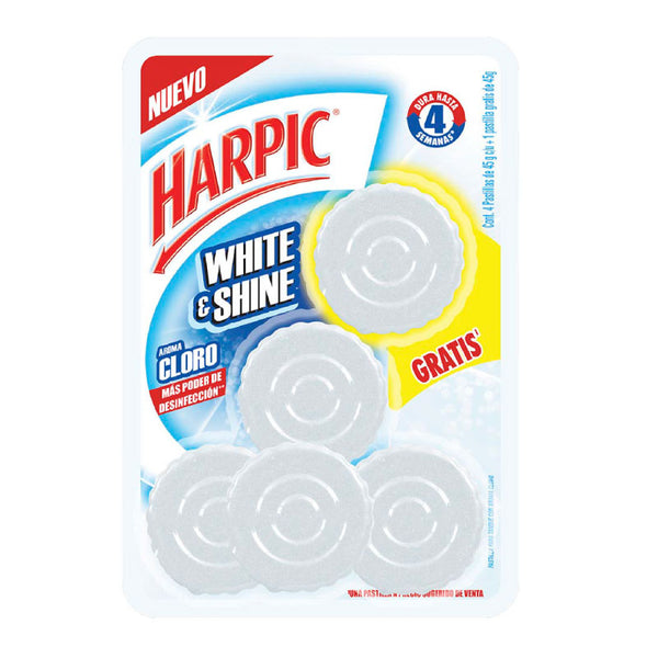 HARPIC PASTILLA 225G PAGUE 4 LLEVE 5