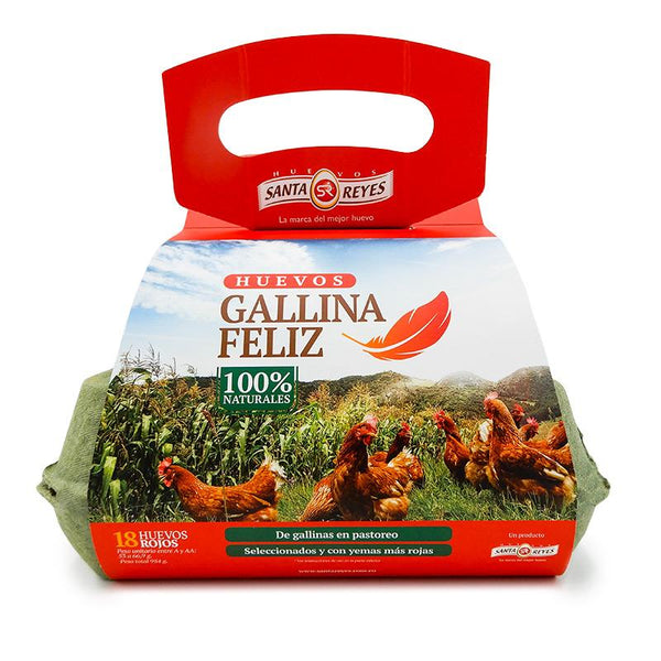 HUEVO GALLINA FELIZ 18U