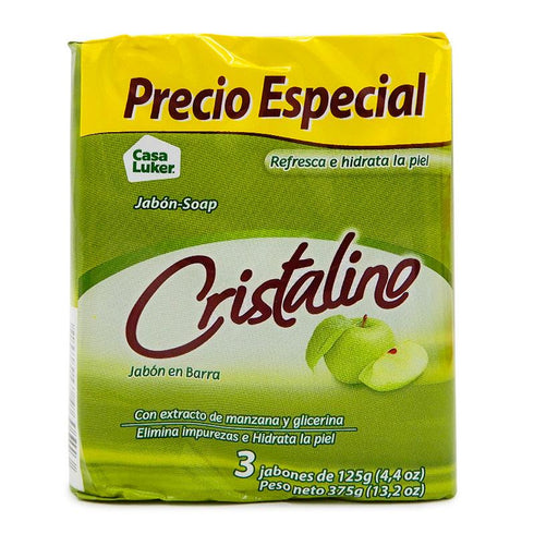 JABON CRISTALINO 125G MANZANA