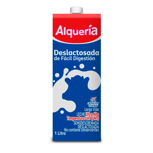 LECHE ALQUERIA 1 LITRO DESLC UND