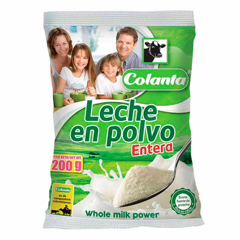 LECHE POLVO COLANTA 200G ENTERA
