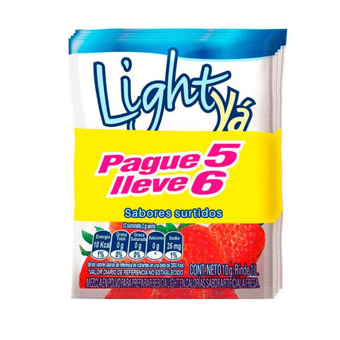 REFRESCO LIGHTYA 6U 10G PAG 5 LLEV 6