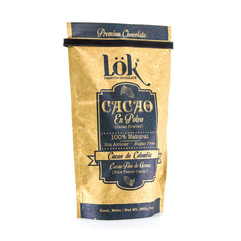 MEZCLA CACAO EN POLVO 200G LOK NATURAL