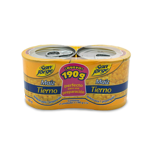 MAIZ TIERNO SAN JORGE 2U 190G P.E