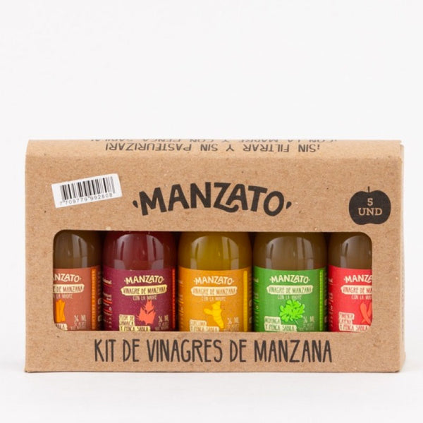 VINAGRE MANZ KIT 5U C/MADRE SURTIDO