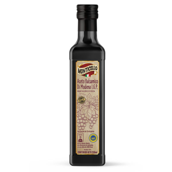 VINAGRE BALSAMICO 250ML MONTICELLO