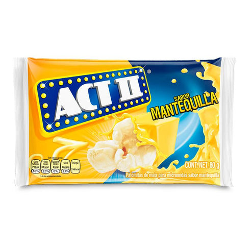 PALOMITAS ACT II 80G MANTEQUILLA