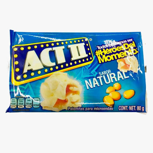 PALOMITAS ACT II 80G NATURAL