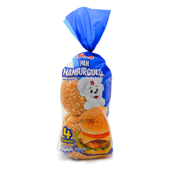PAN HAMBURGUESA BIMBO 4U 210G