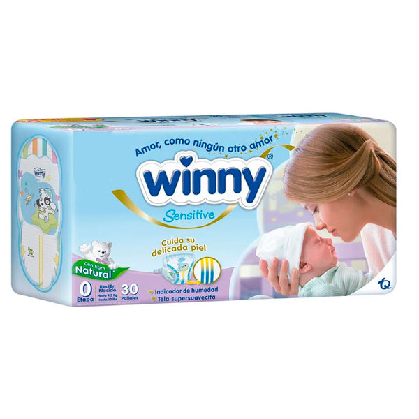 PAÑAL WINNY GOLD SENSITIVE 30U ET 0