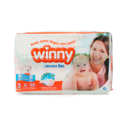 PAÑAL WINNY SEC 30U ET 3