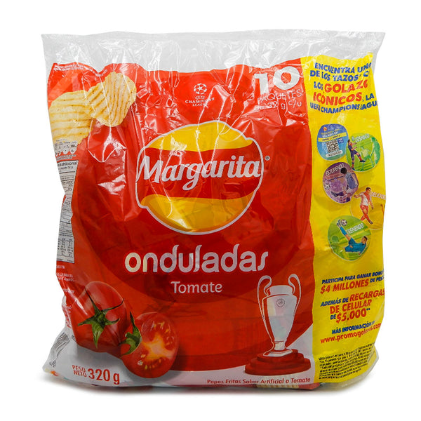PAPA MARGARITA 10U 320G ONDU TOMATE