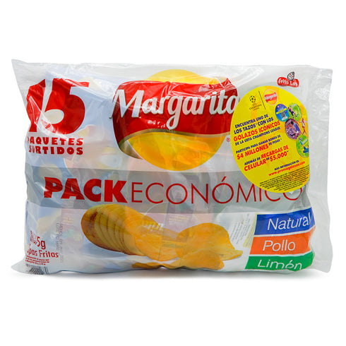 PAPA MARGARITA 15U 25G SURTIDA