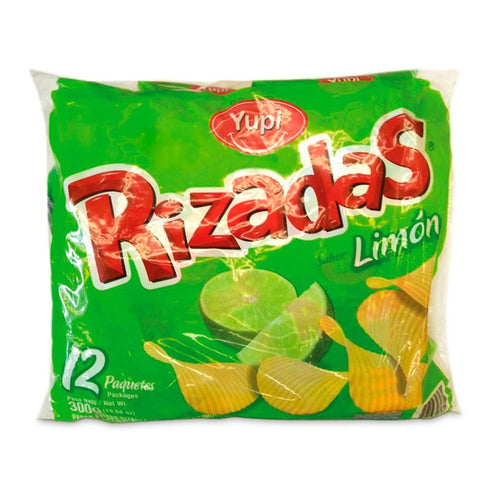 PAPA RIZADA 12U 25G LIMON