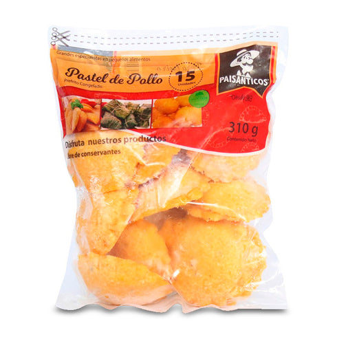 PASTELITO PAISANTICOS COCTEL 15U POLLO 310G