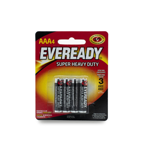 PILA EVEREADY 4U AAA CARBON