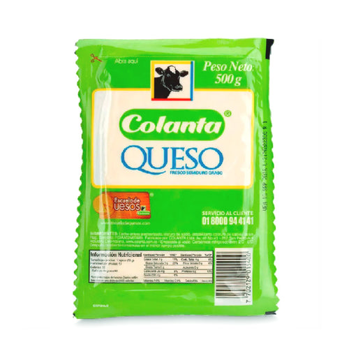 QUESO BLANCO COLANTA 500G