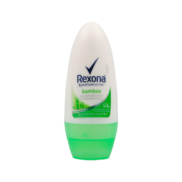 DESODORANTE REXONA 50ML ALOE ROLLON BAMBOO