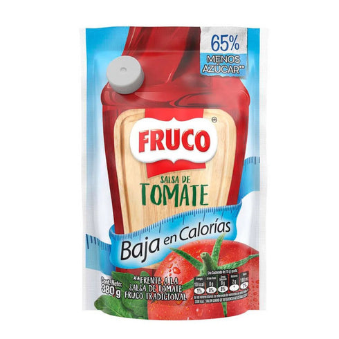 SALSA TOMATE FRUCO 380G BAJA/CALORIAS