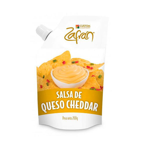 SALSA ZAFRAN 200G QUESO CHEDDAR