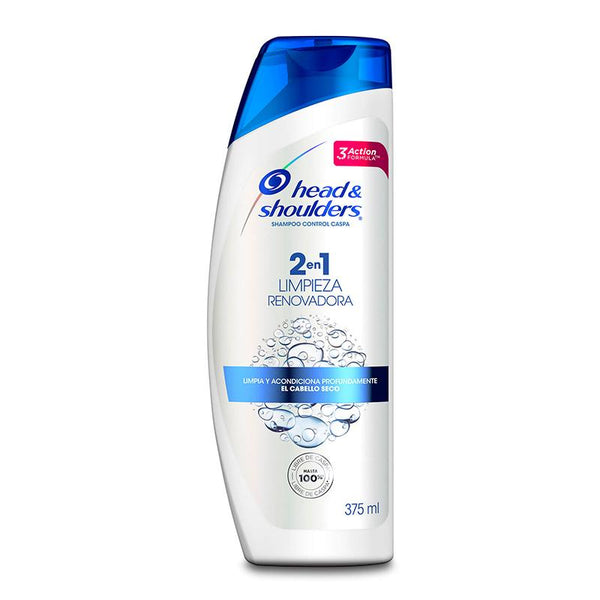 SHAMPOO H&S 375C 2EN1 LIMPIEZA RENOVADOR