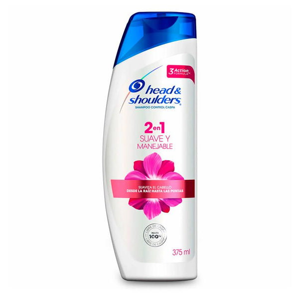 SHAMPOO H&S 375C SUAVE MANEJABLE 2EN1
