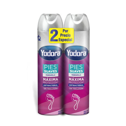 DESOD YODORA 2U 260M SPRAY PIES SUAVES