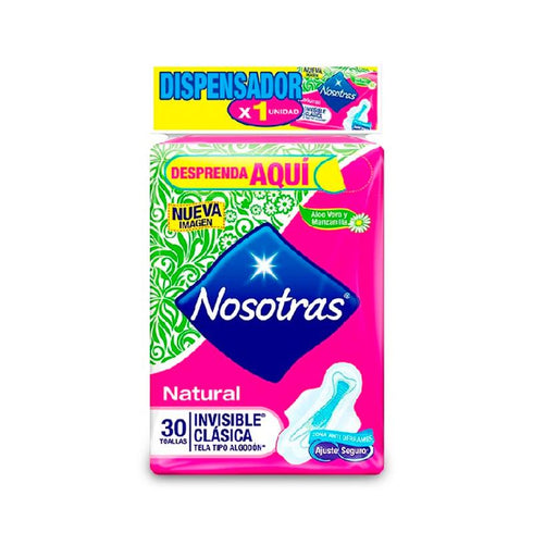 TOALLA NOSOTRAS INVIS 30U CLASICA