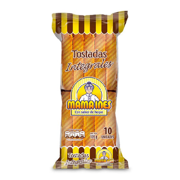 TOSTADA MAMA INES INTEGR 115G MEDIALUNA
