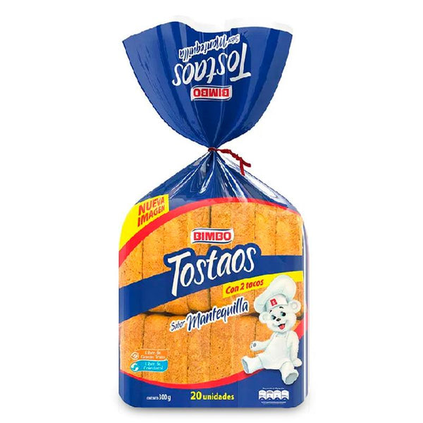 TOSTAOS BIMBO 20U 300G MANTEQUILLA