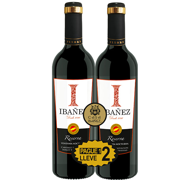 VINO TINTO IBANEZ 750M RESERVA P1 LL2