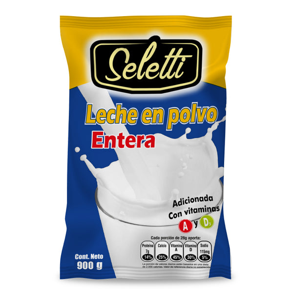 LECHE POLVO 900G SELETTI ENTERA