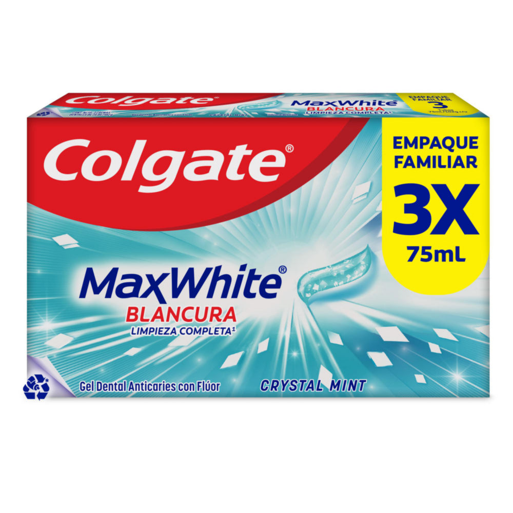 CREMA COLGATE 3U MAXWHITE COMPLETE CLEAN 75ML