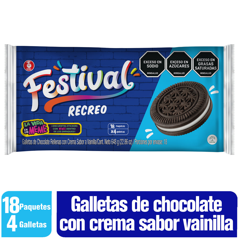 GALLETA FESTIVAL 648G RECREO