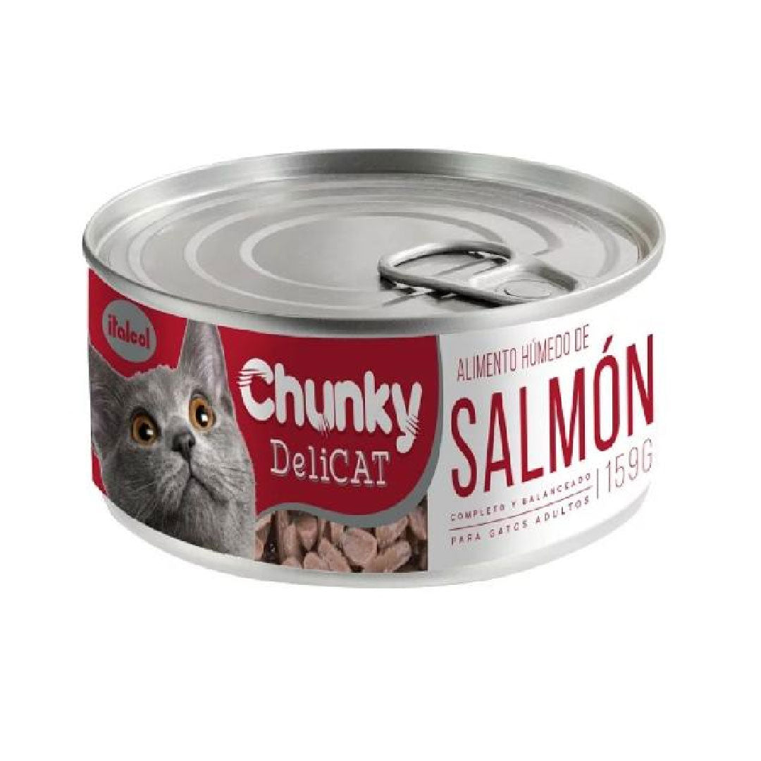 ALIMENTO CHUNKY GATOS 156G SALMON