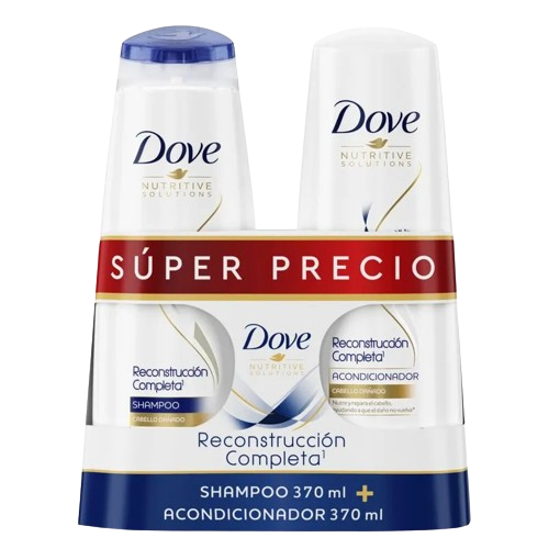 SHAMPOO Y ACONDICIONADOR DOVE 370ML