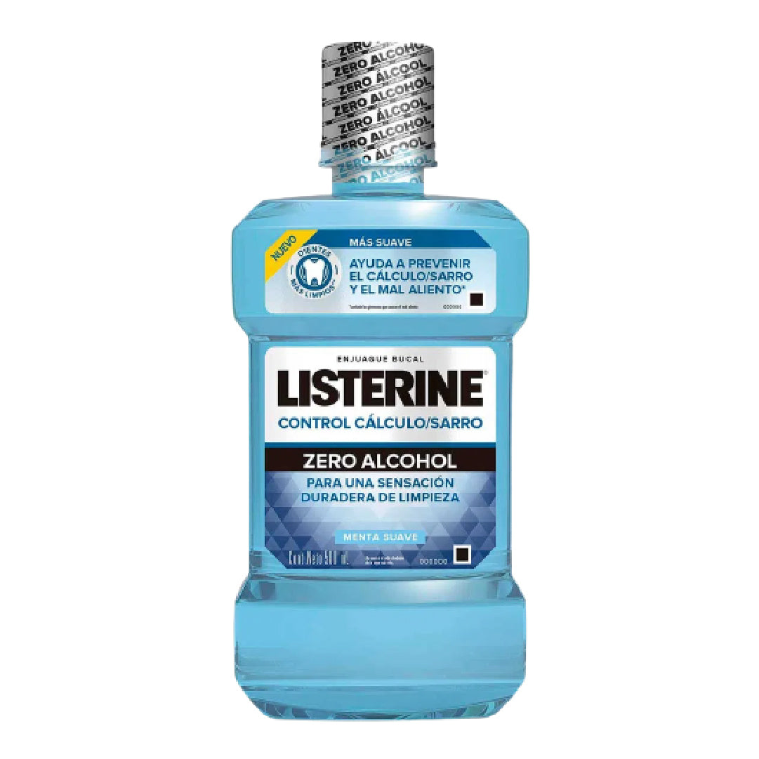ENJUAGUE LISTERINE 500C CONTROL ZERO