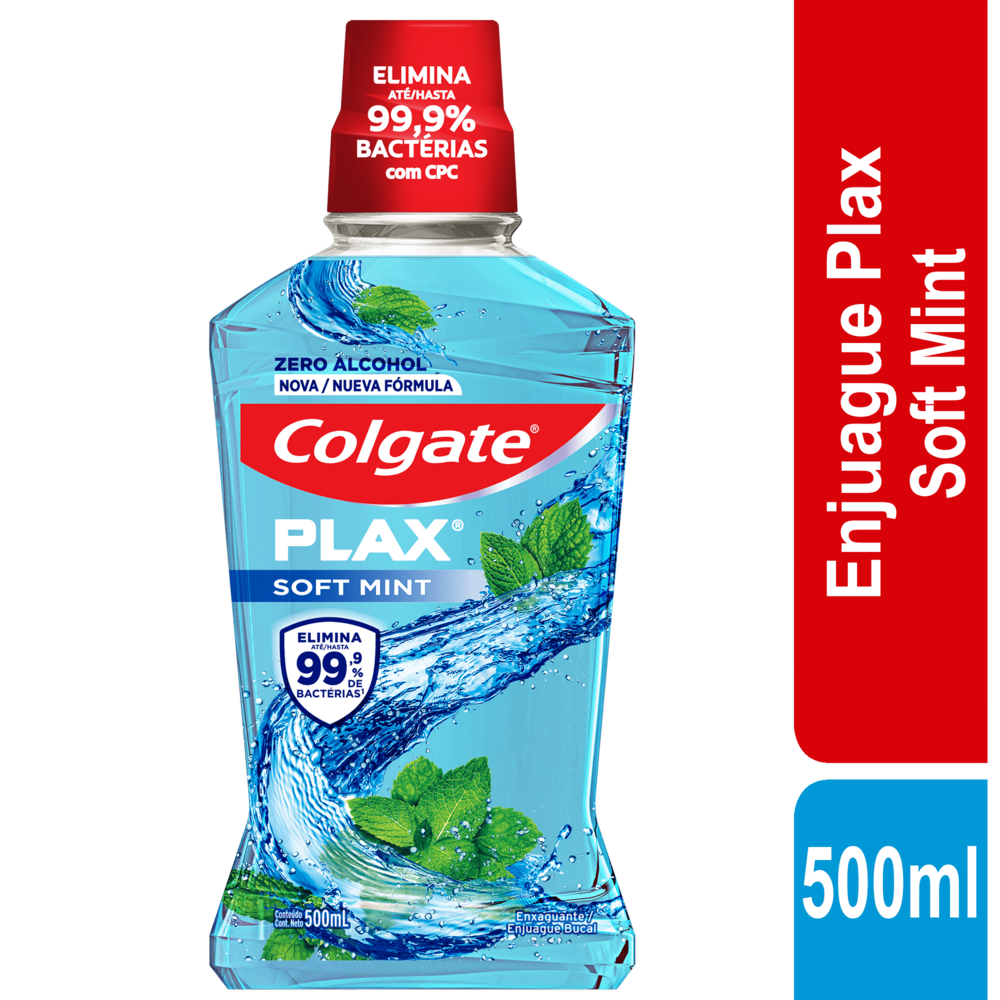 Enjuague Bucal COLGATE Plax Soft Mnt 500ml