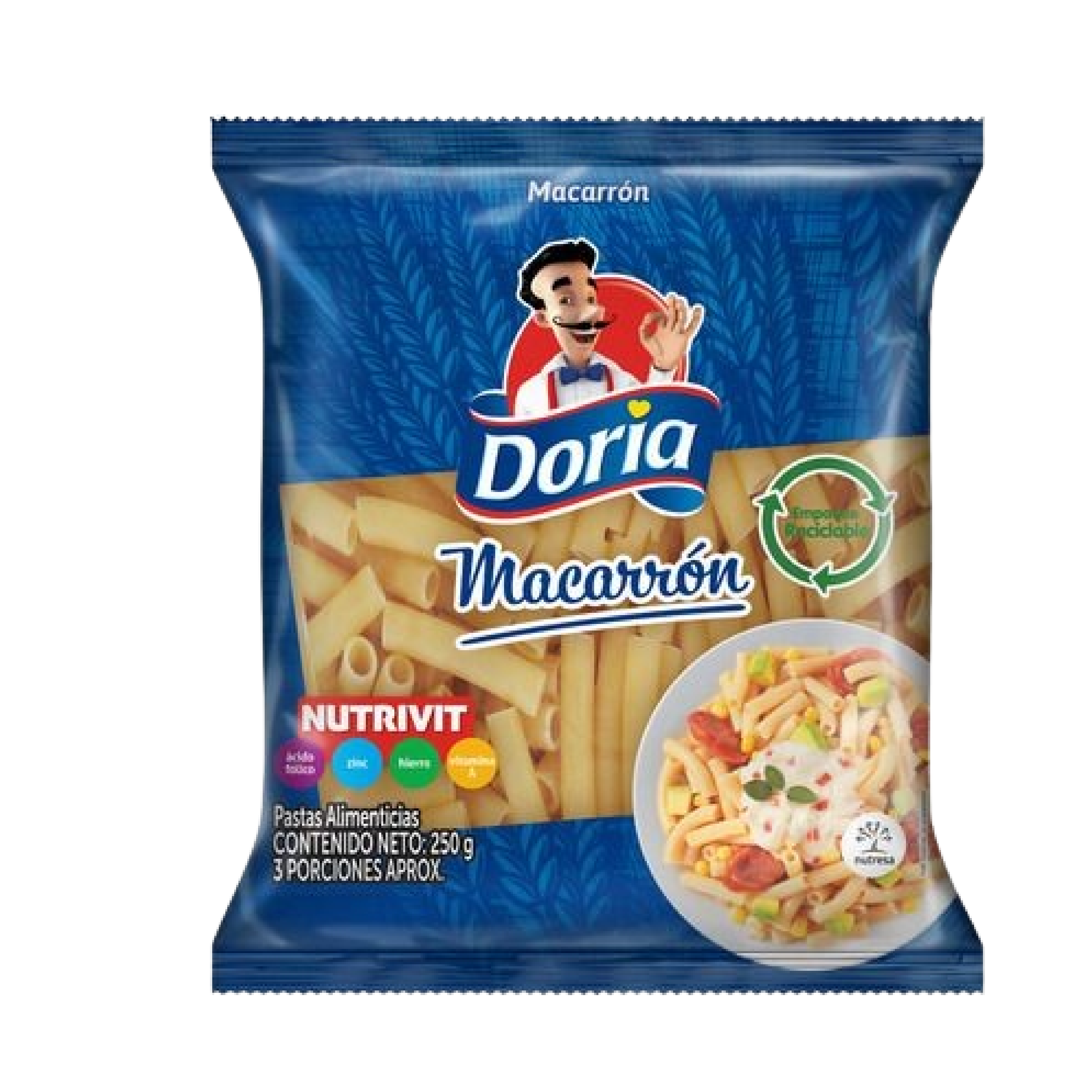 PASTA DORIA 250 MACARRON